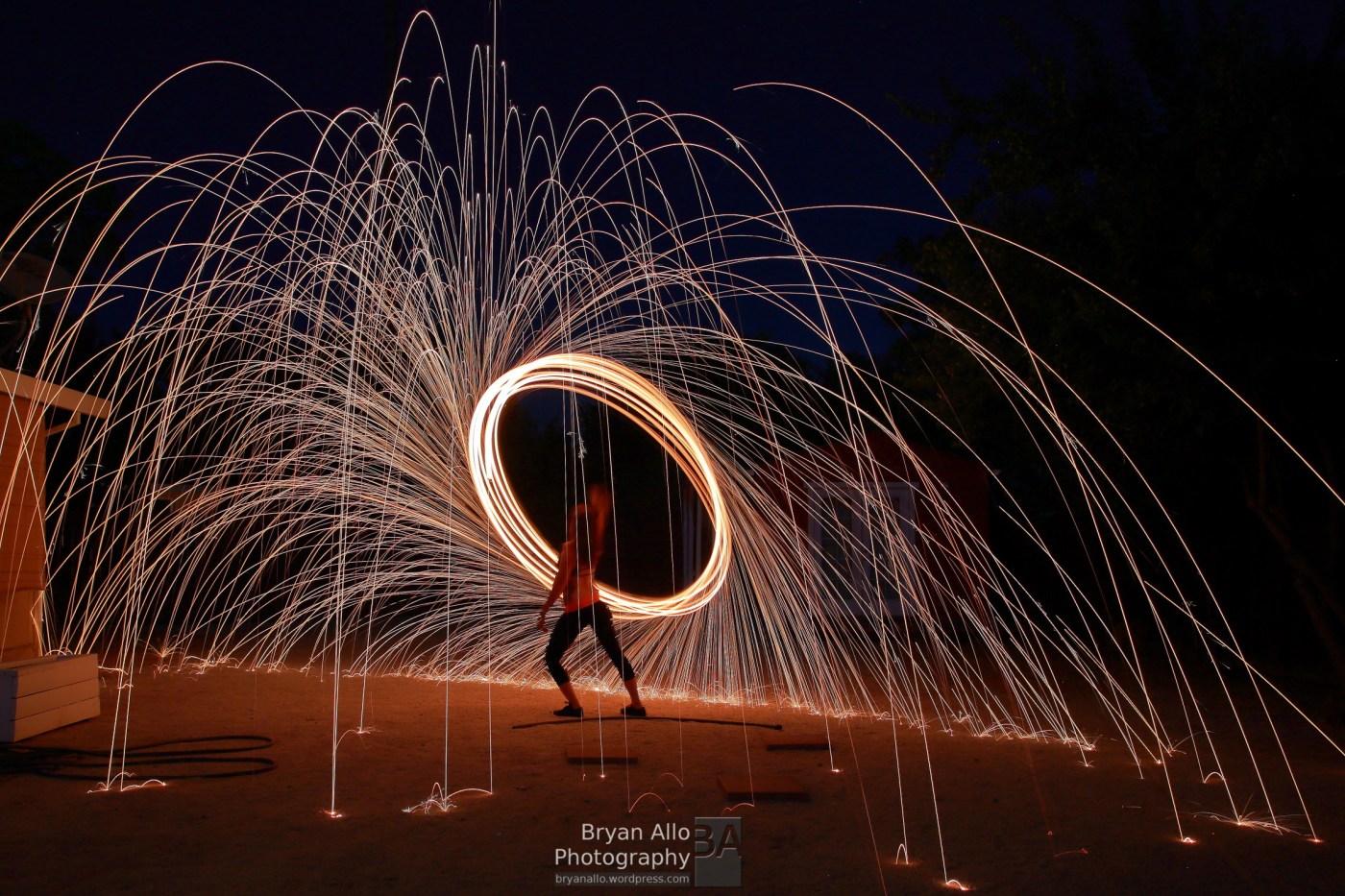 Light Painting with Light Tubes and Burning Steel Wool - GlobalPhotoClub